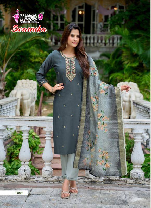 Mystic9 swarnika vol 1 Wholesale Kurti market